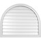 Ekena Millwork Round Top Surface Mount PVC Gable Vent: Functional, w/ 2"W x 1-1/2"P Brickmould Frame, 36"W x 30"H GVPRT36X3002SF - alternate 1